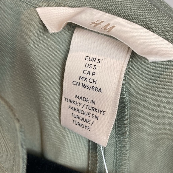 H&M green boxy oversized body maxi dress - Picture 5 of 7